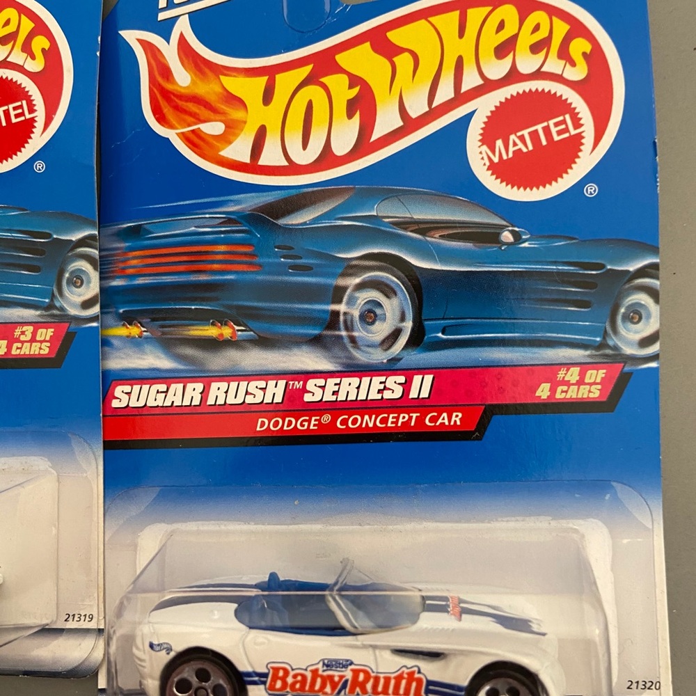 NIP set of 3 Hot Wheels Sugar Rush cars from 1998 - Picture 4 of 5